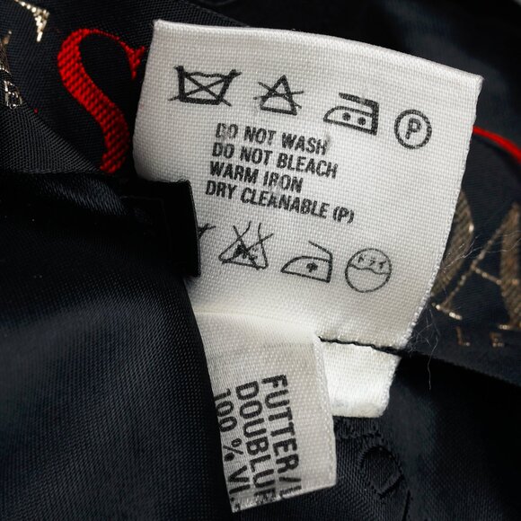 Escada Vintage Red Tartan Single Breasted Tailored Blazer - Picture 9 of 9